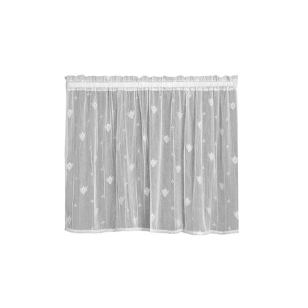 Heritage Lace Heritage Lace 7165W-4536 Bee 45 x 36 in. Tier; White 7165W-4536